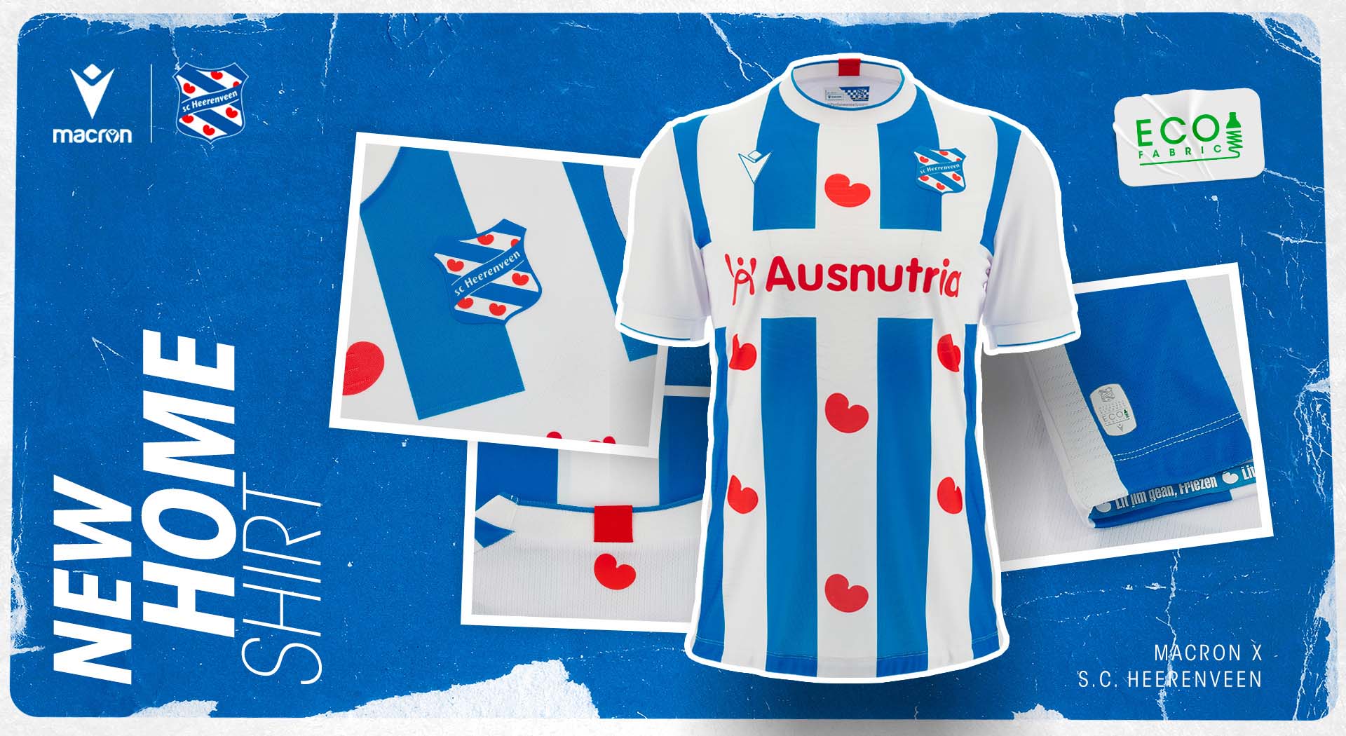 Symbols of Frisian identity on SC Heerenveen's new Home shirts