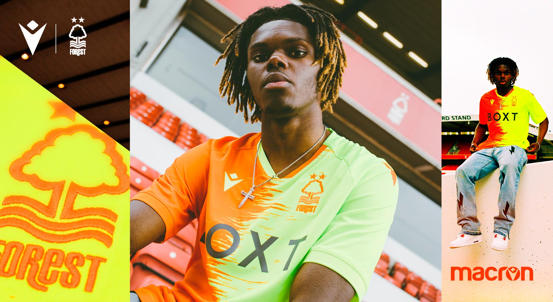 AN ALL-NEON THIRD KIT FOR NOTTINGHAM FOREST | About Macron