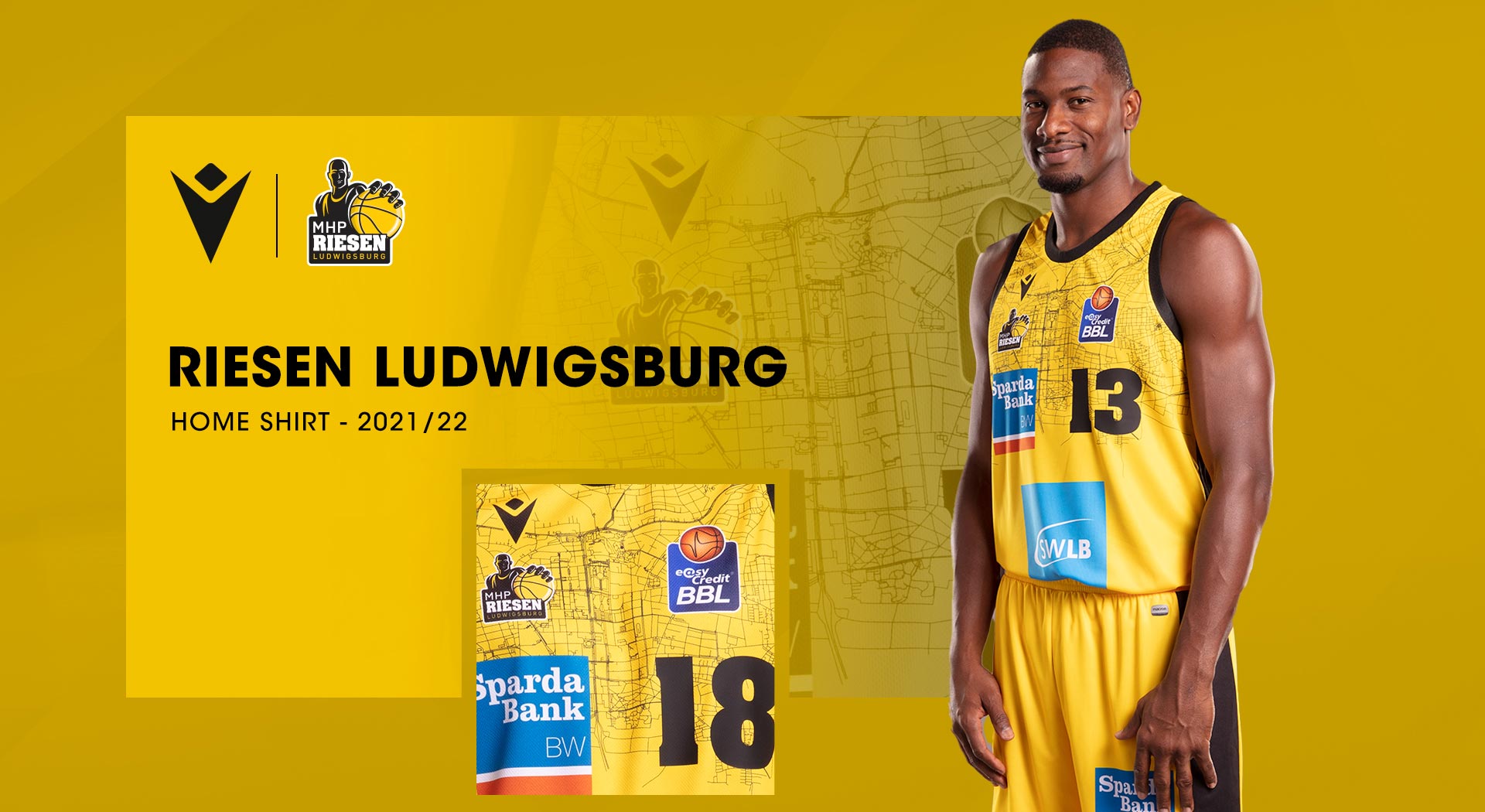 THE CITY MAP ON THE NEW JERSEYS OF MHP RIESEN LUDWIGSBURG | About