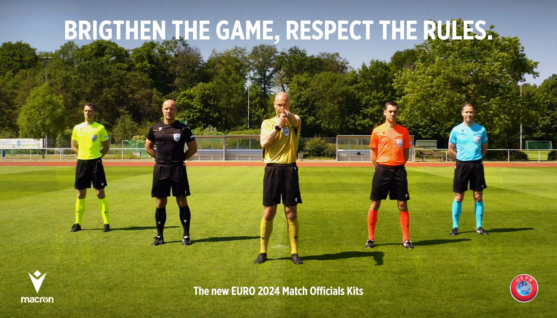 UEFA Match Officials' new shirts for EURO 2024: quality
