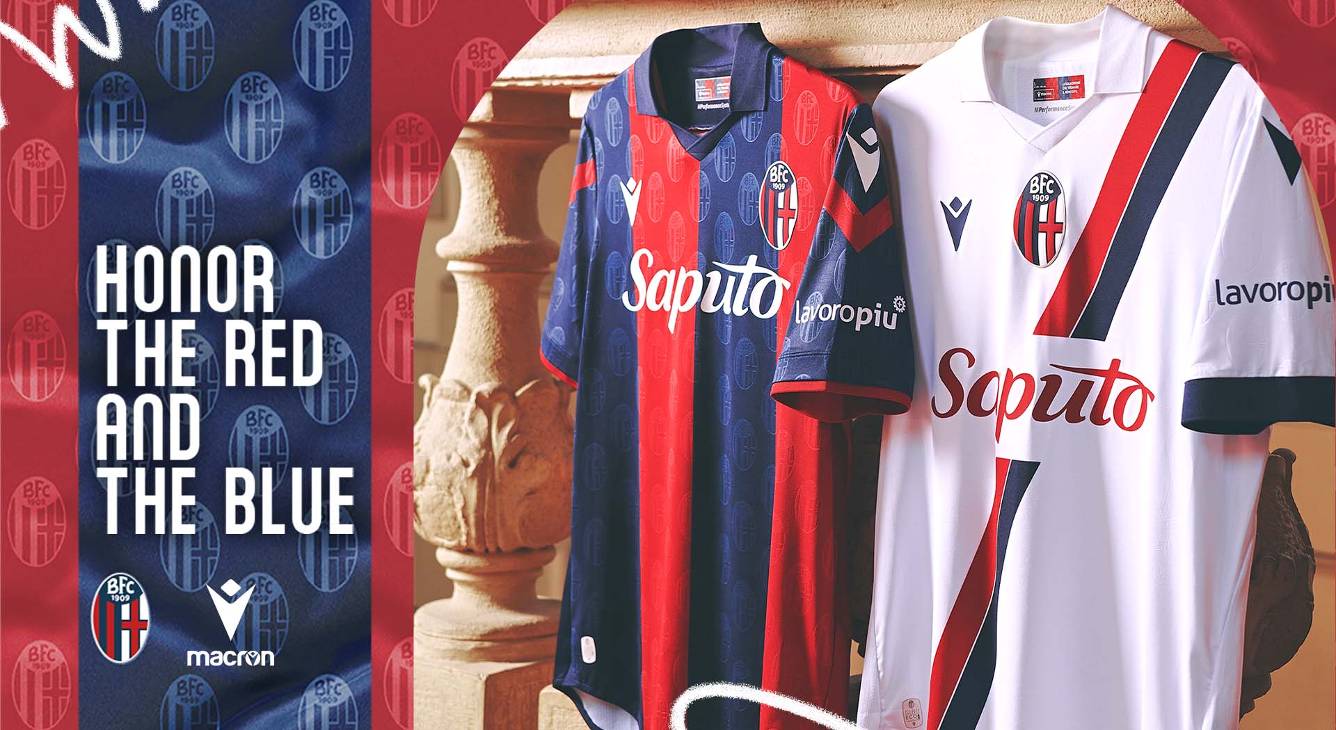 Honor the red and the blue”. The new 