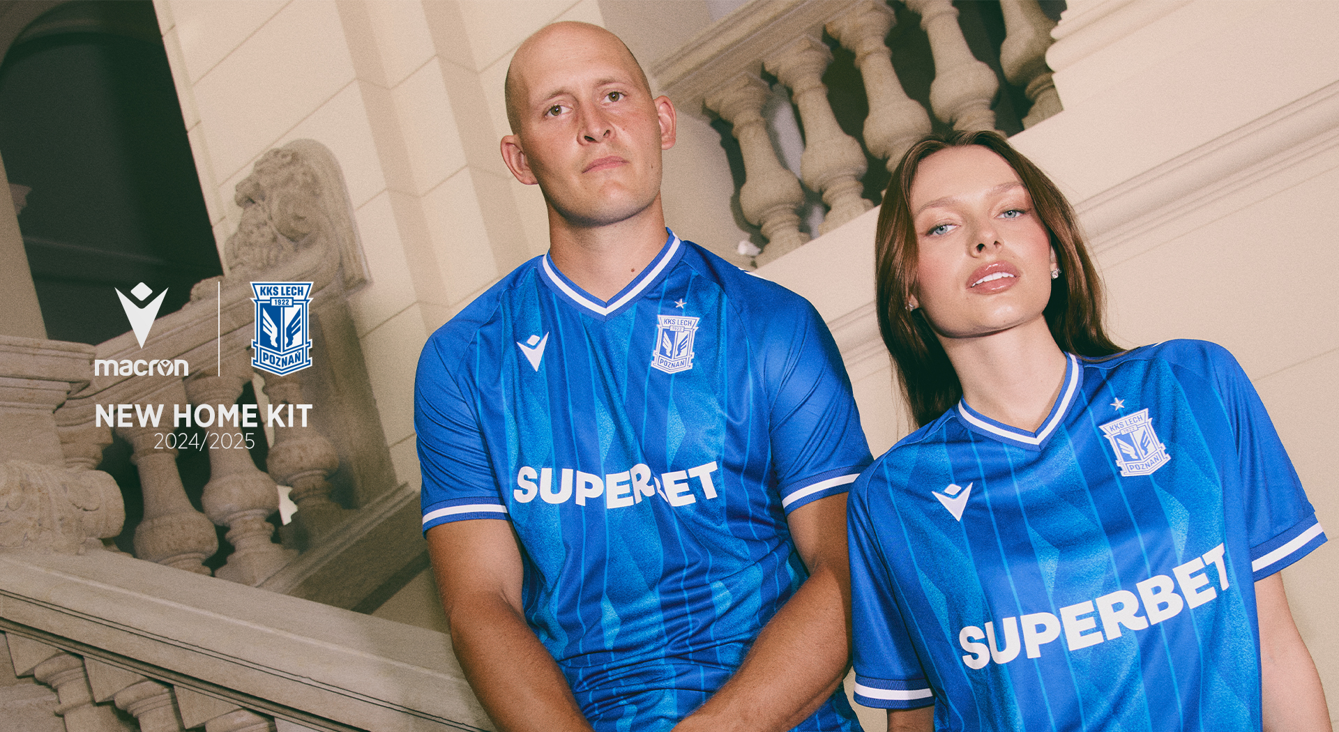 Lech Poznan and Macron have unveiled the new Home Kit for the 2024