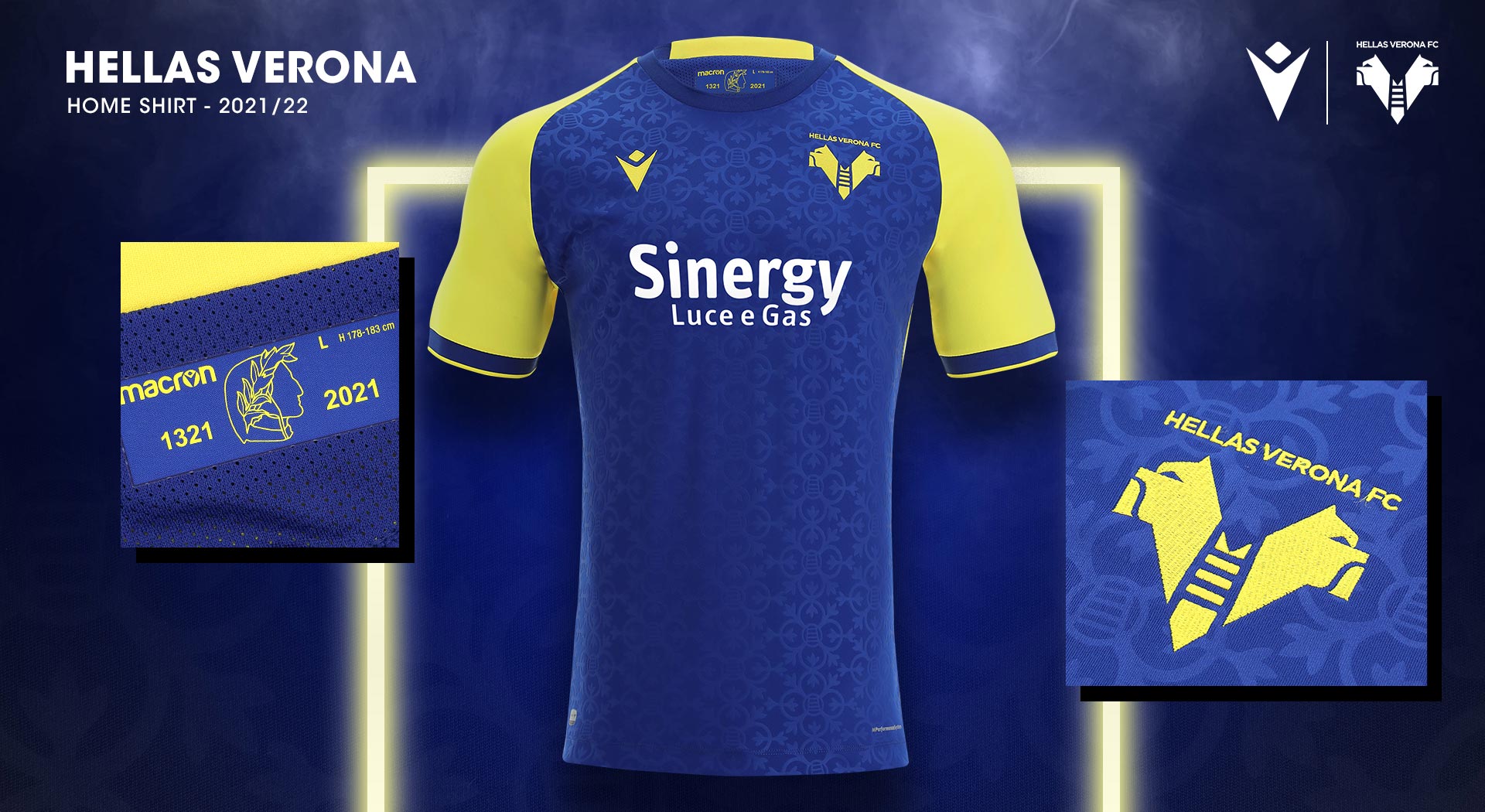 NEW HELLAS VERONA JERSEYS CELEBRATE DANTE ALIGHIERI'S TIMELESS