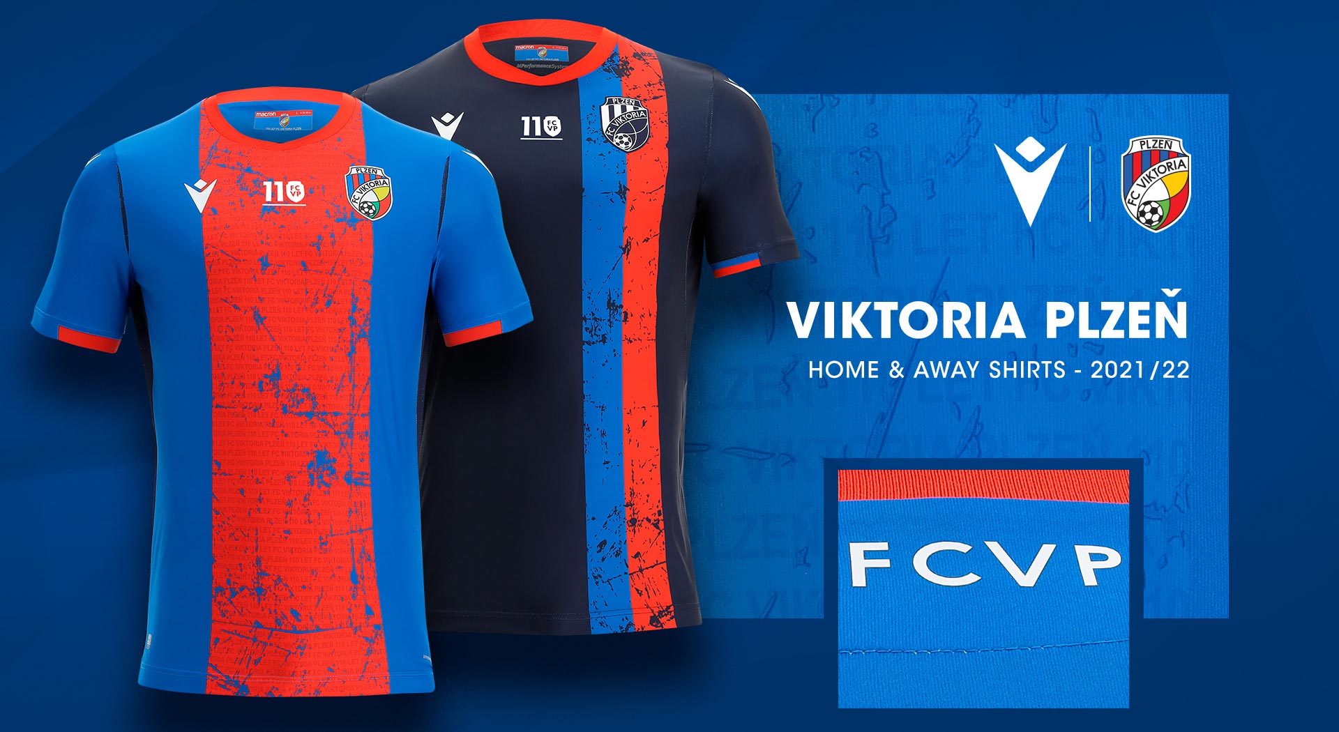 NEW FC VIKTORIA PLZEŇ JERSEYS COMBINE COLOUR, GRAPHICS AND