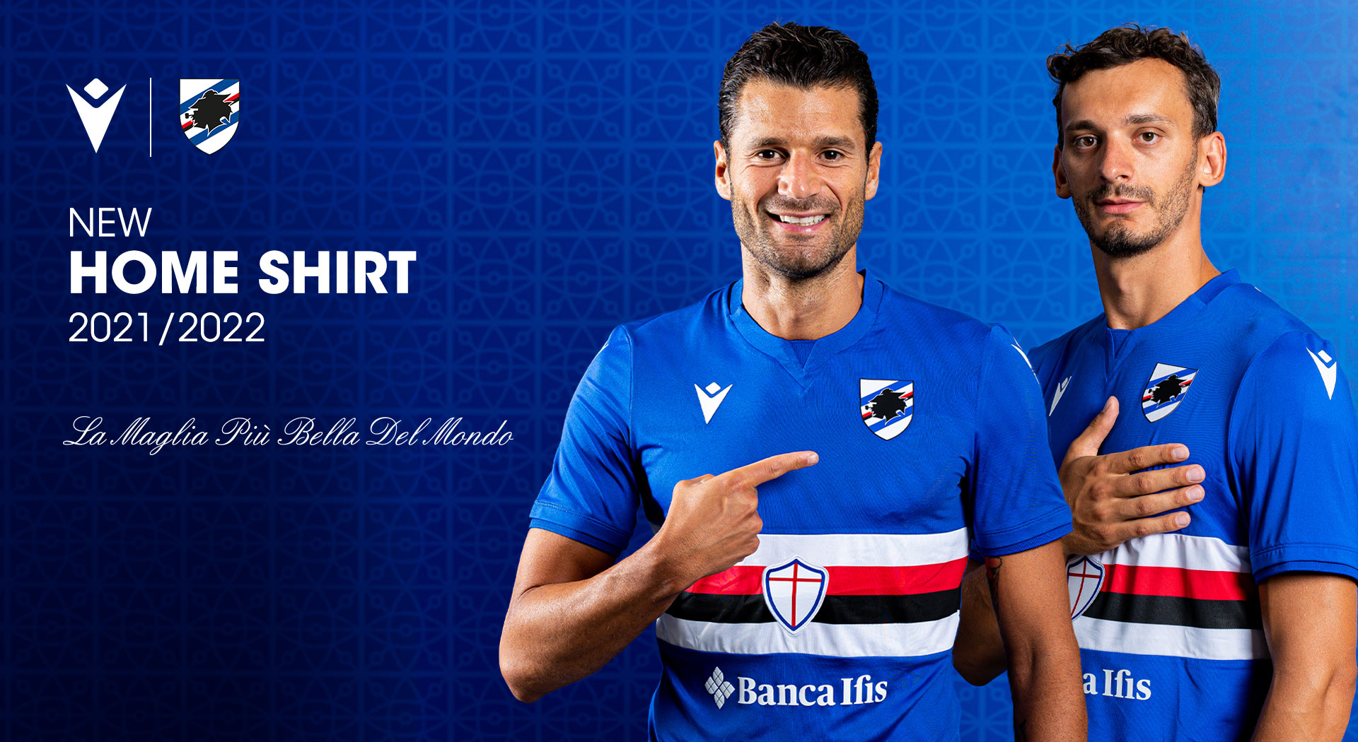 UNVEILING THE NEW U.C. SAMPDORIA HOME JERSEY | About Macron
