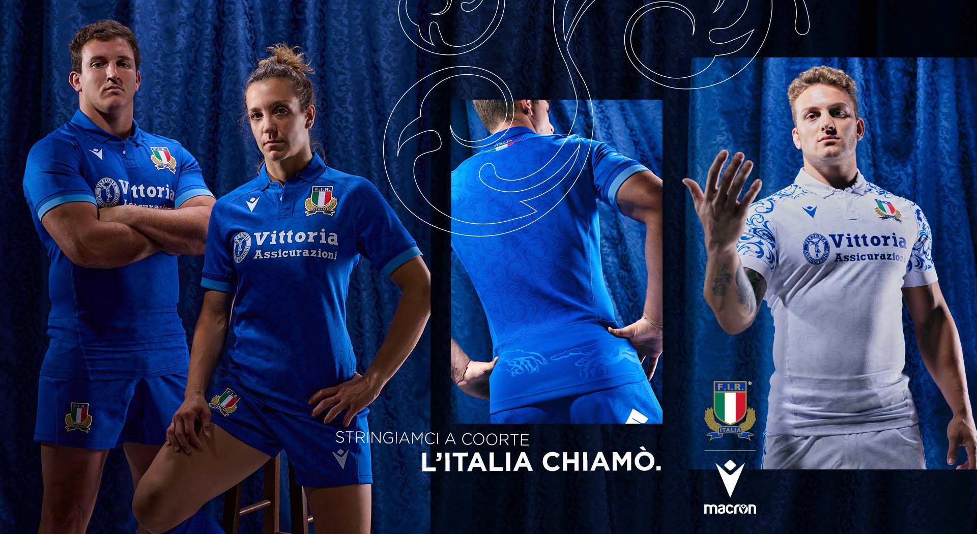 Macron's new kits for the Italian Rugby Federation are inspired by