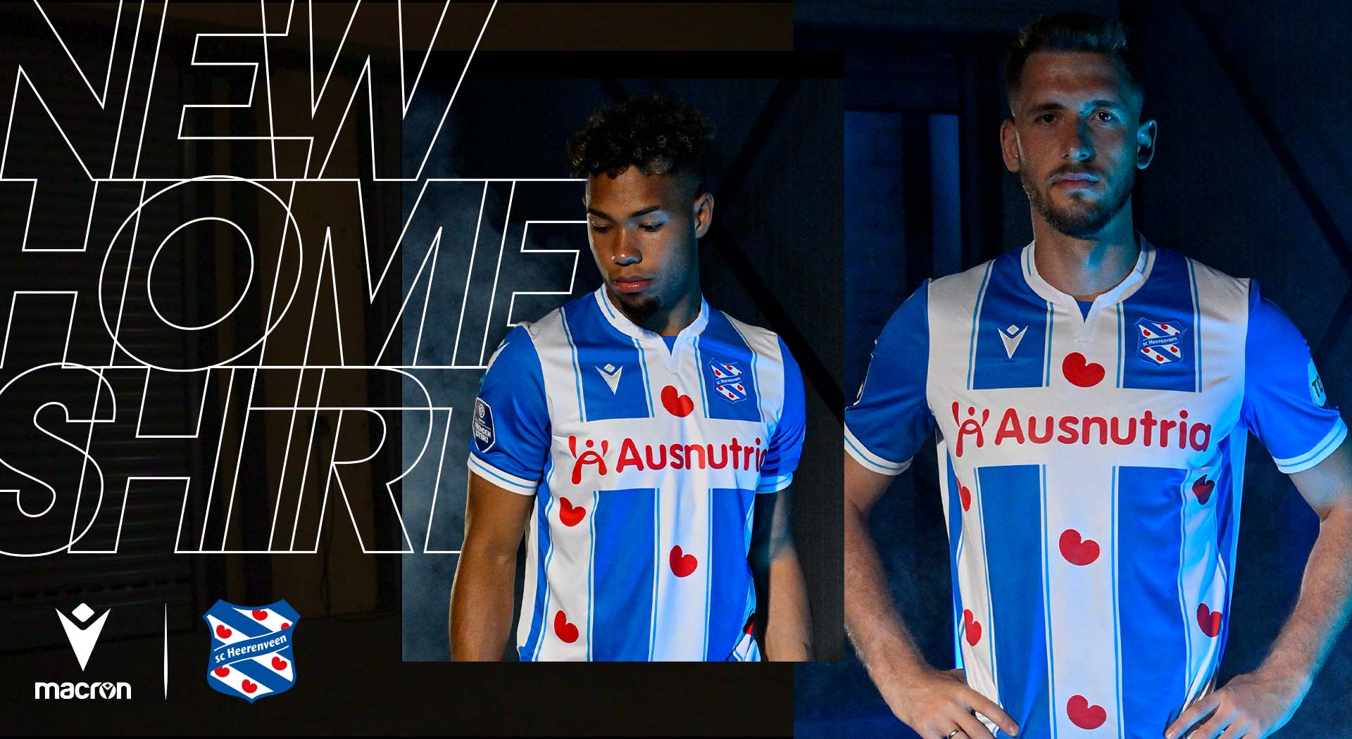 SC Heerenveen, a new eco-friendly home shirt 'made from the heart