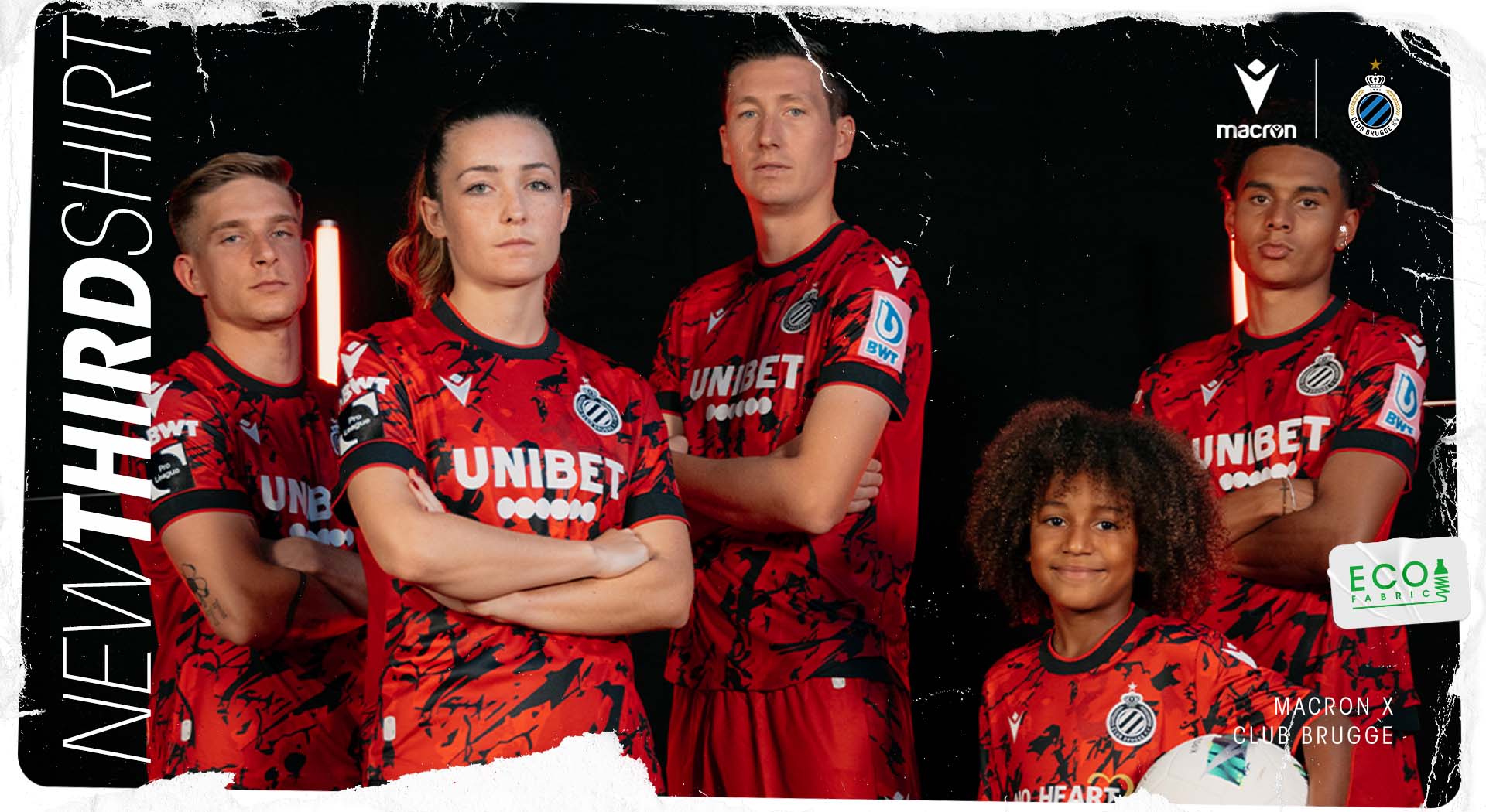 Red, black, and camouflage on the new Third match shirts of Club