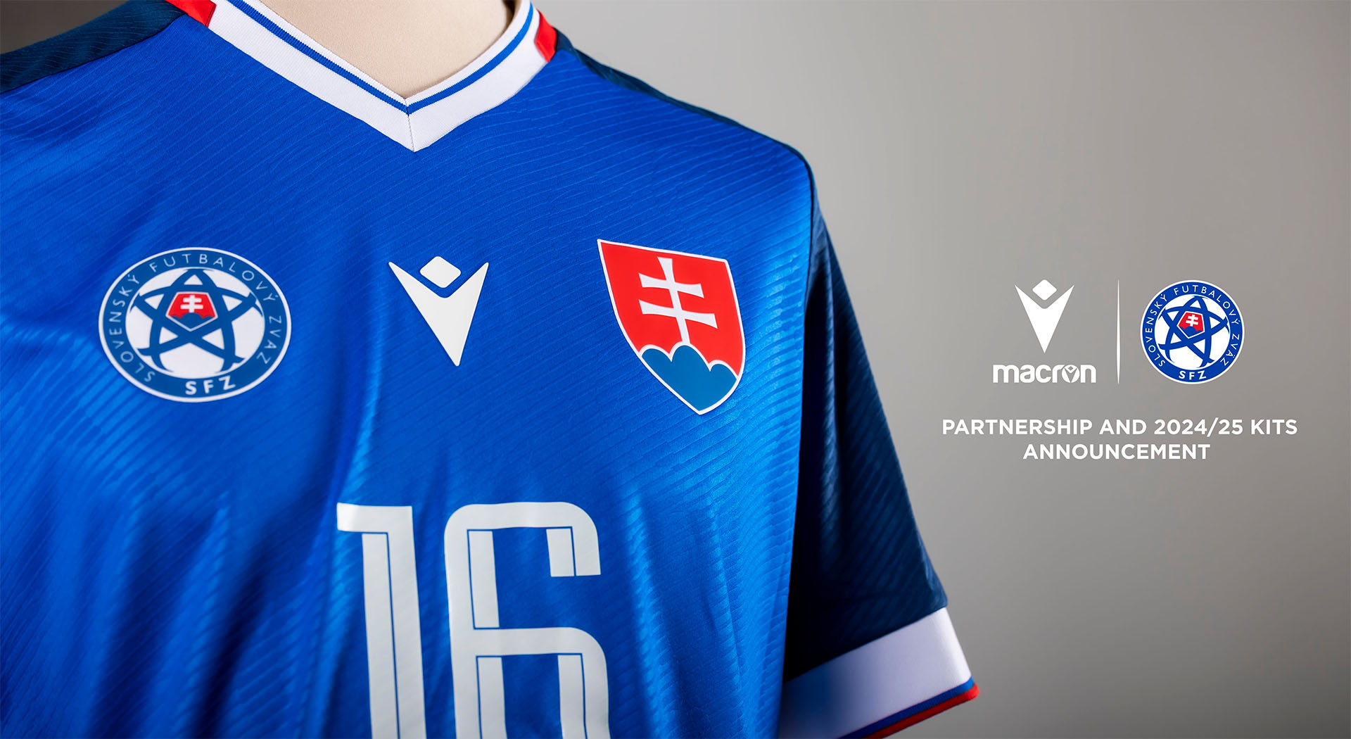 Macron is the new technical partner of the Slovak Football