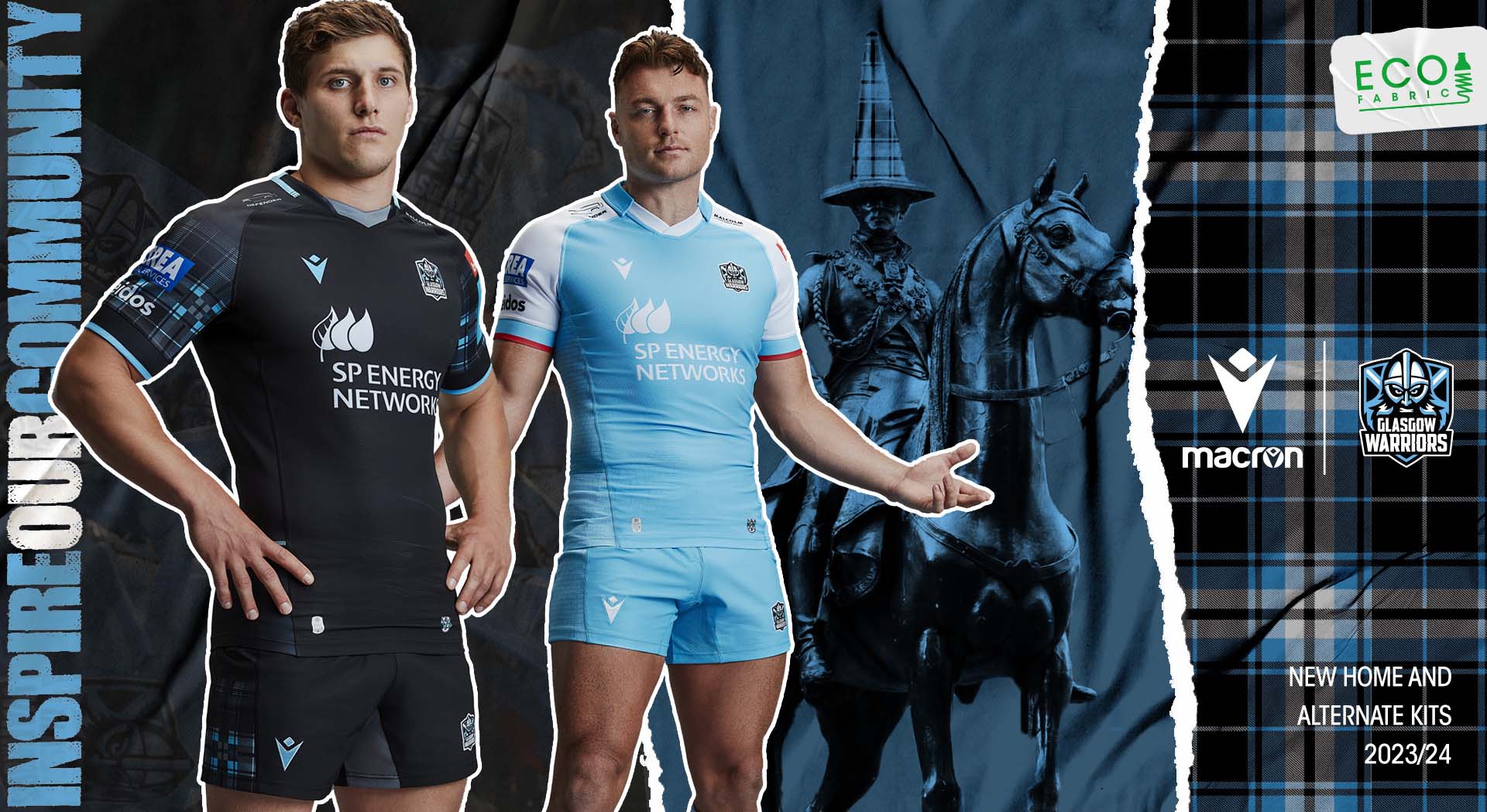 Maillot Glasgow Rugby Third 25/26 - Macron en vente sur Rugby Shop