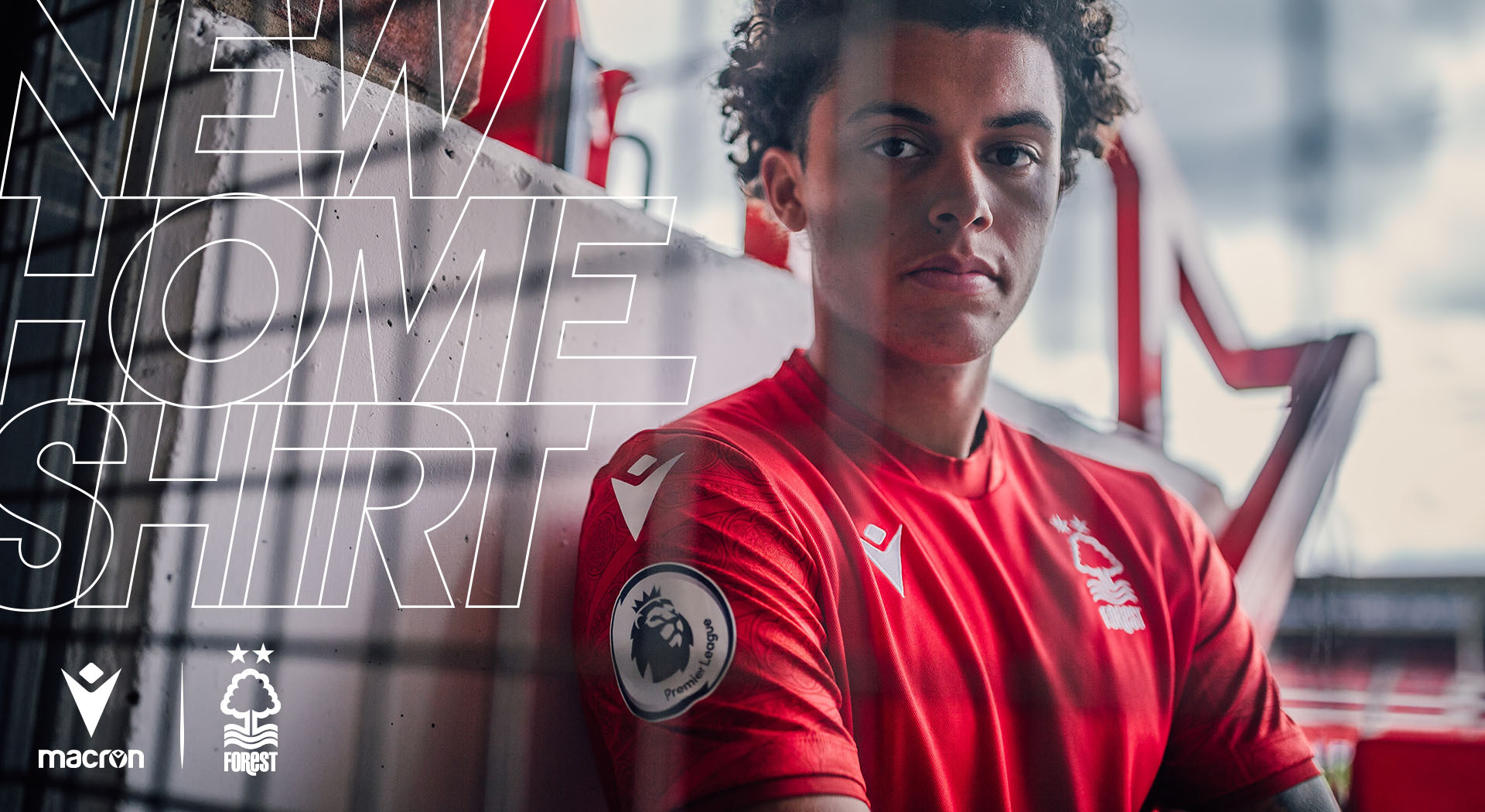 The new Nottingham Forest 'home' shirt: the Garibaldi red returns