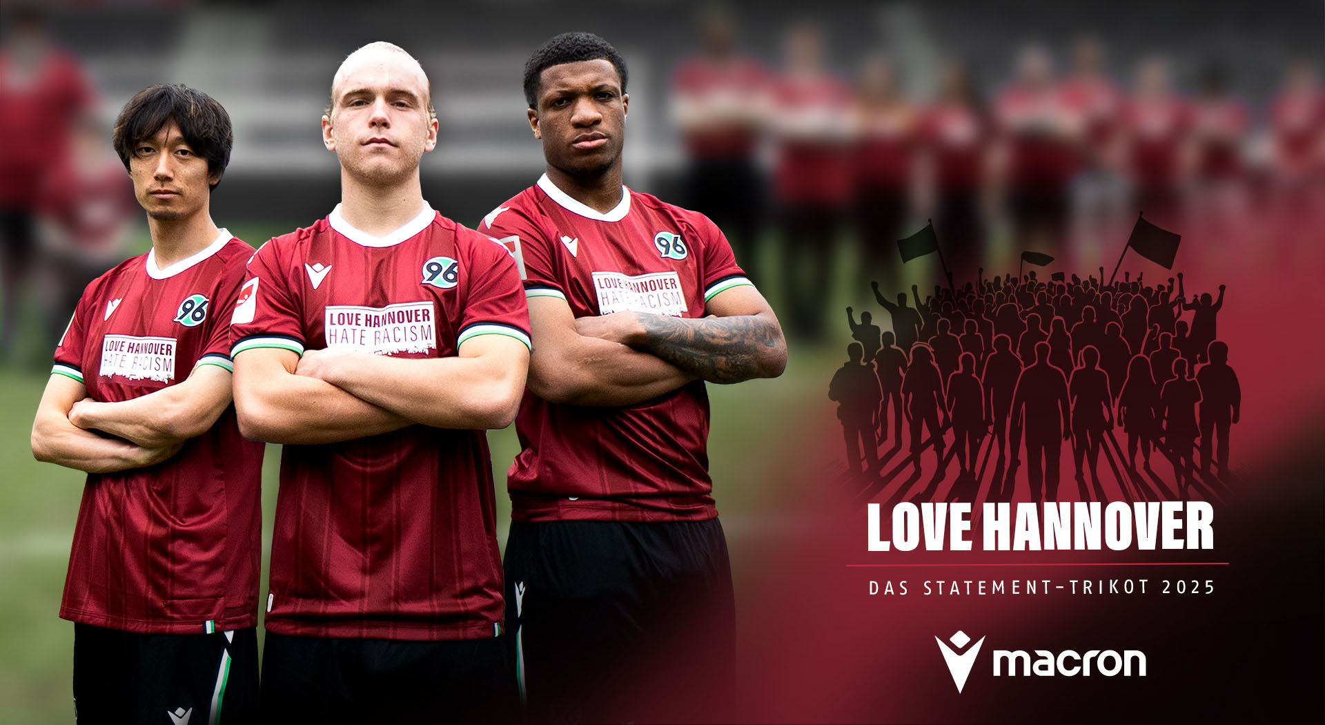 Macron and Hannover 96 unveil a Special Edition kit against racism