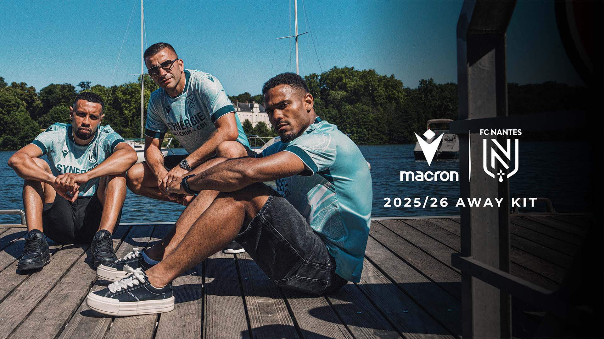A tribute to the city in the new FC Nantes Away Kit by Macron