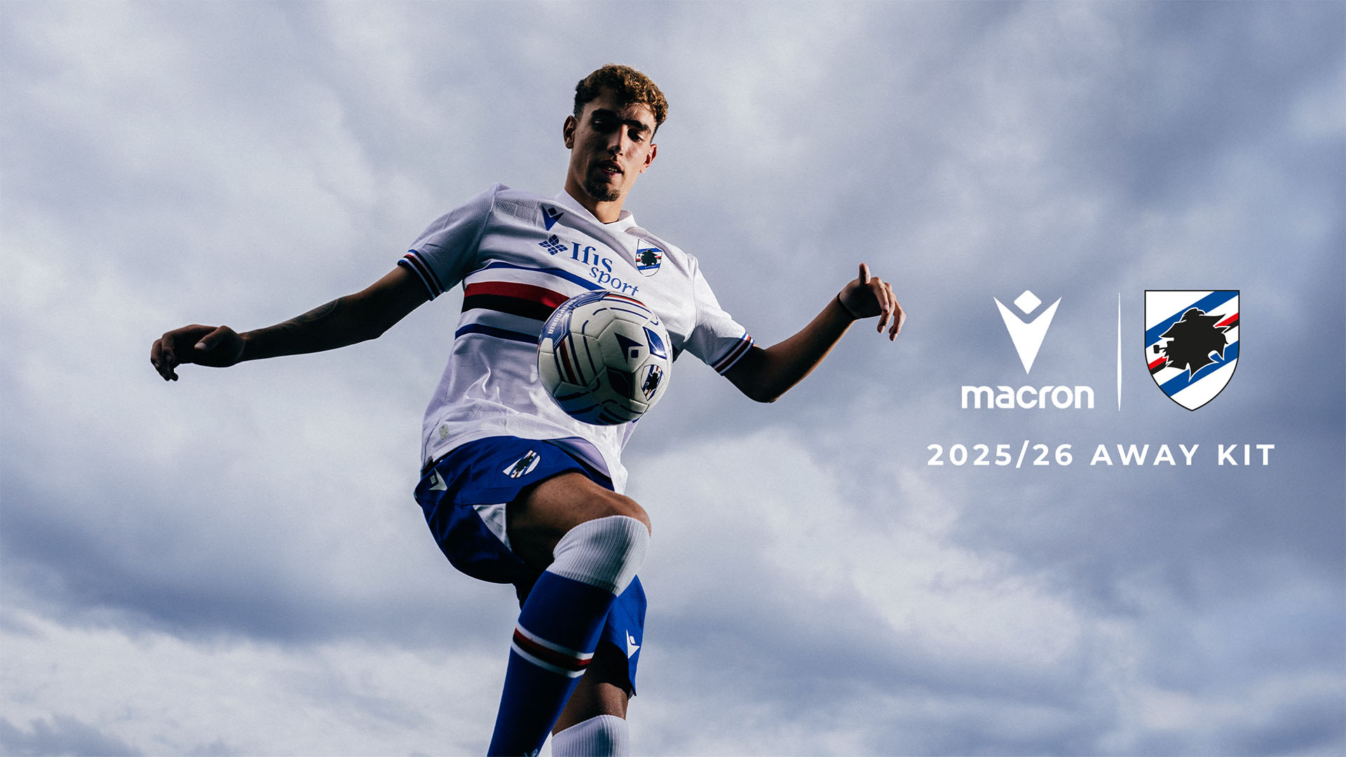 The details of San Lorenzo Cathedral in Sampdoria 25/26 Away Kit
