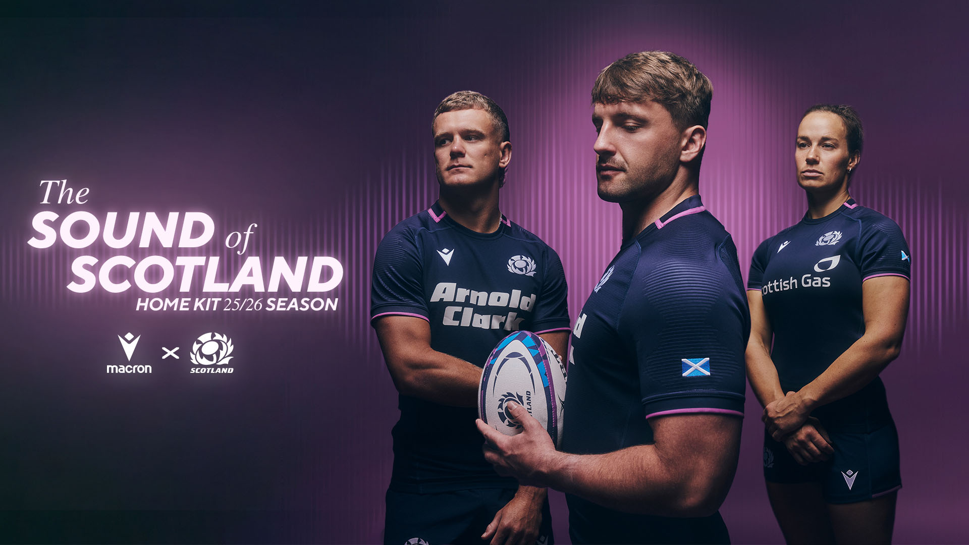 Macron Scotland Rugby Home Shirt 2024 Juniors 362429