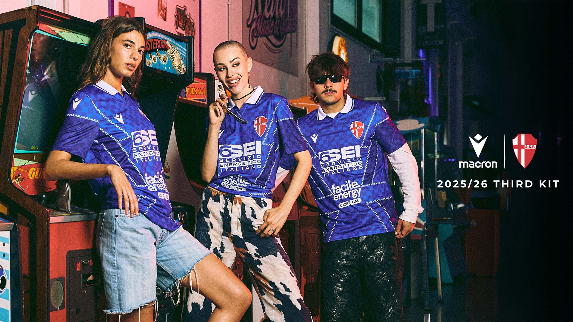 Vintage inspiration for AC Padova's 2025/26 Third Kit by Macron