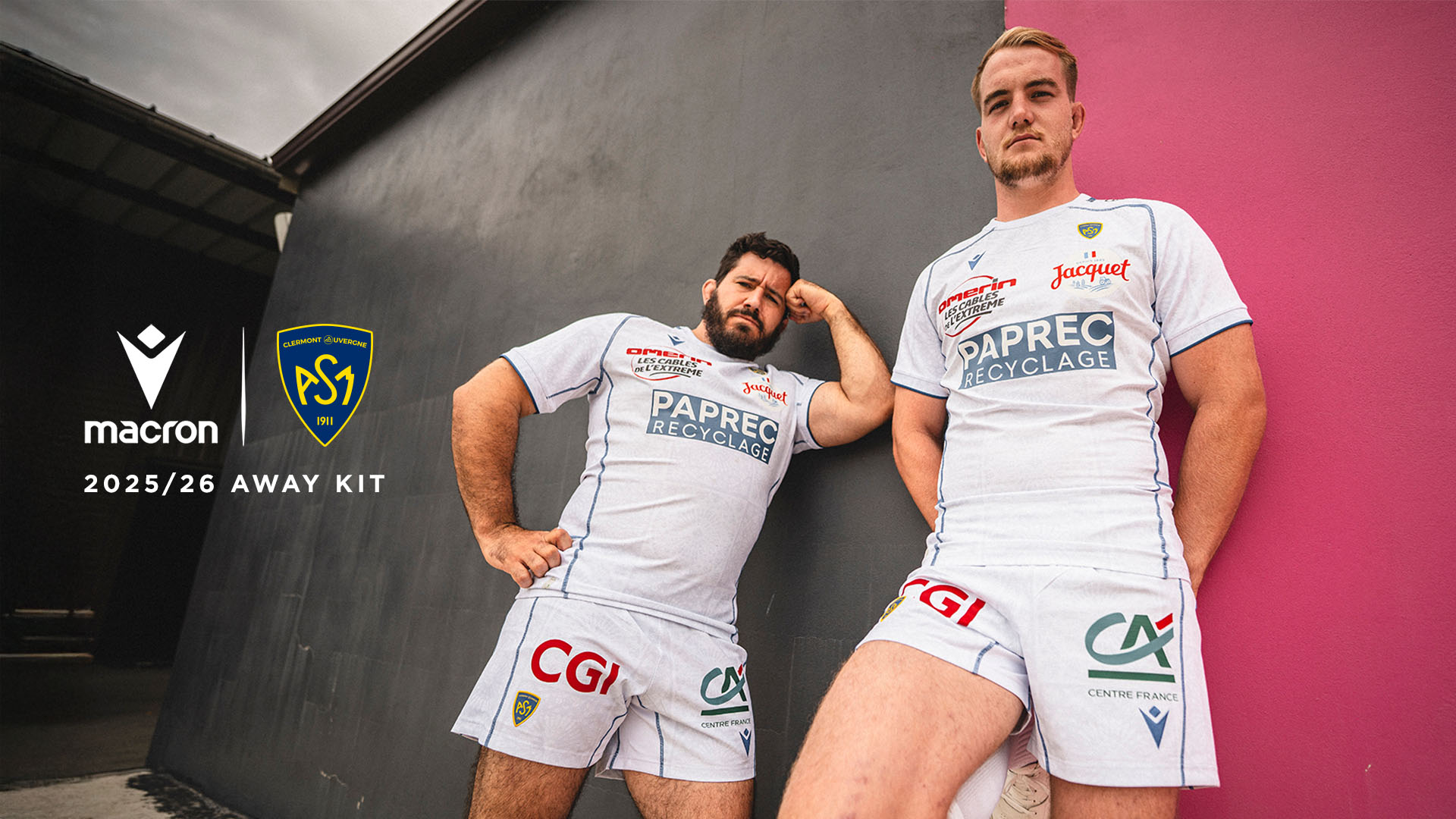 ASM Clermont Auvergne's new 2025/26 Away Kit by Macron | About Macron