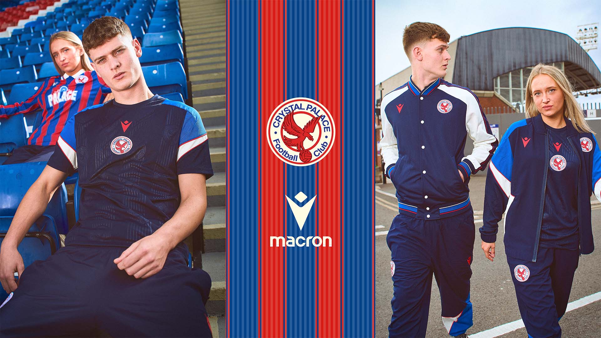 Macron and Crystal Palace FC unveil a Vintage Capsule Collection