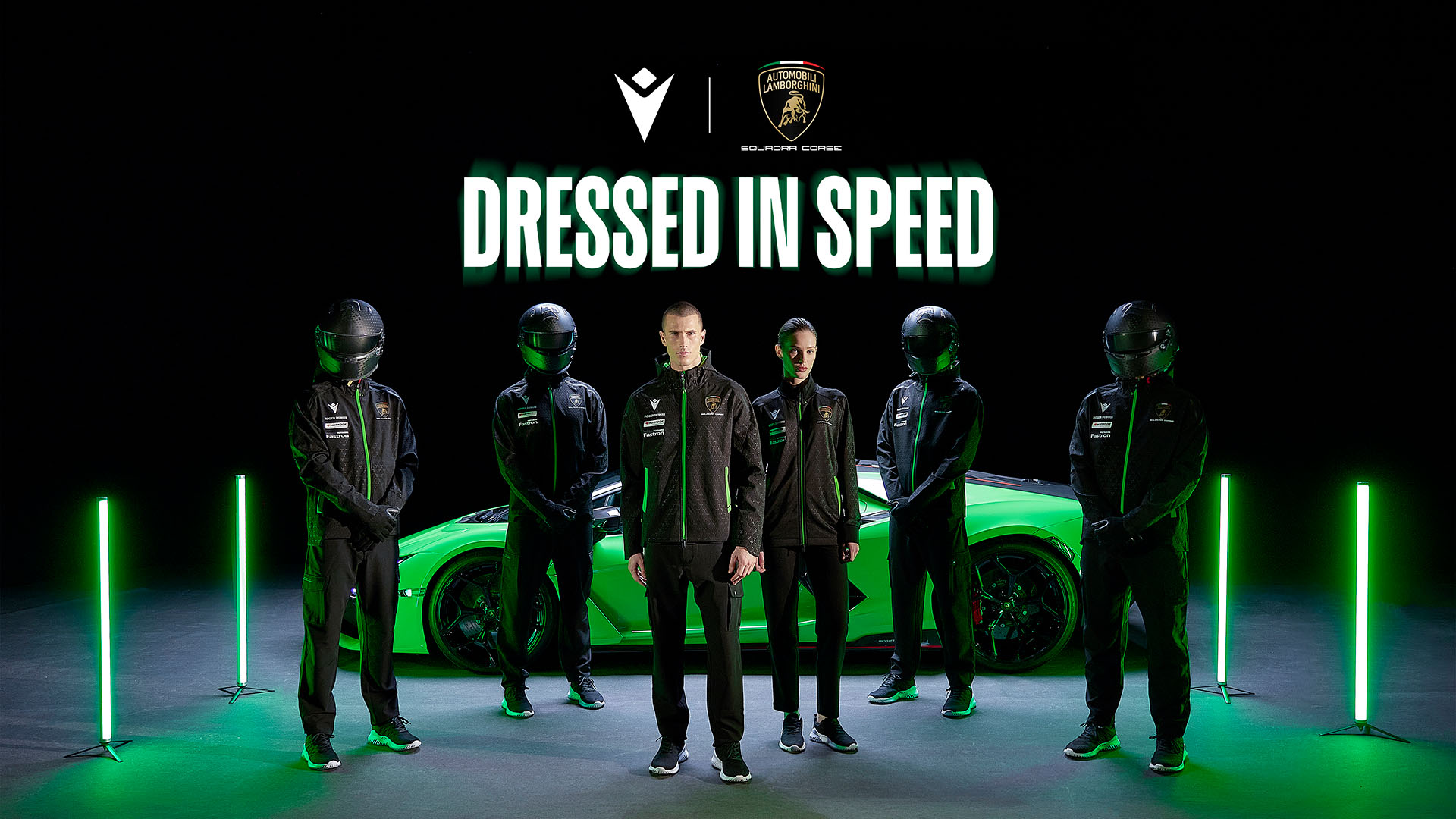 Macron unveils the 2026 Lamborghini Squadra Corse collection