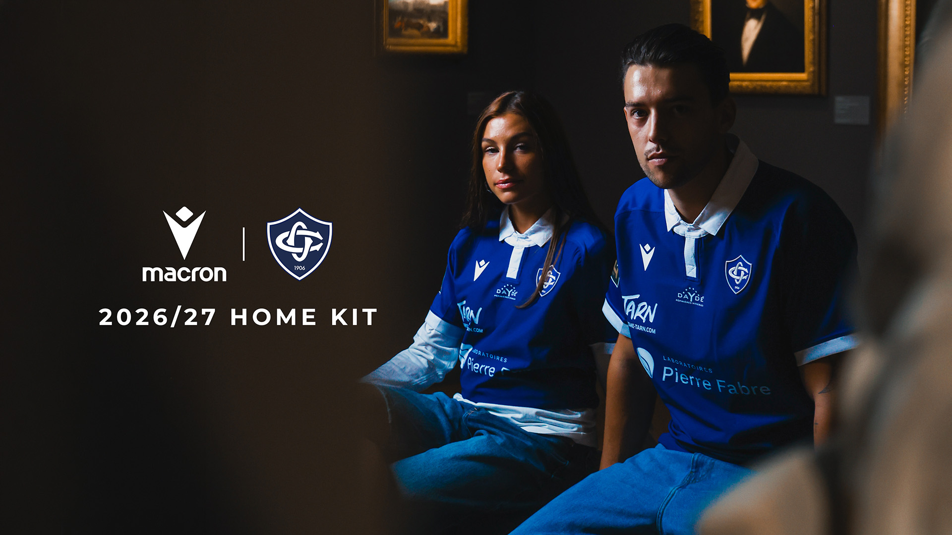 Macron and Castres Olympique unveil the new 2026/27 Home Kit