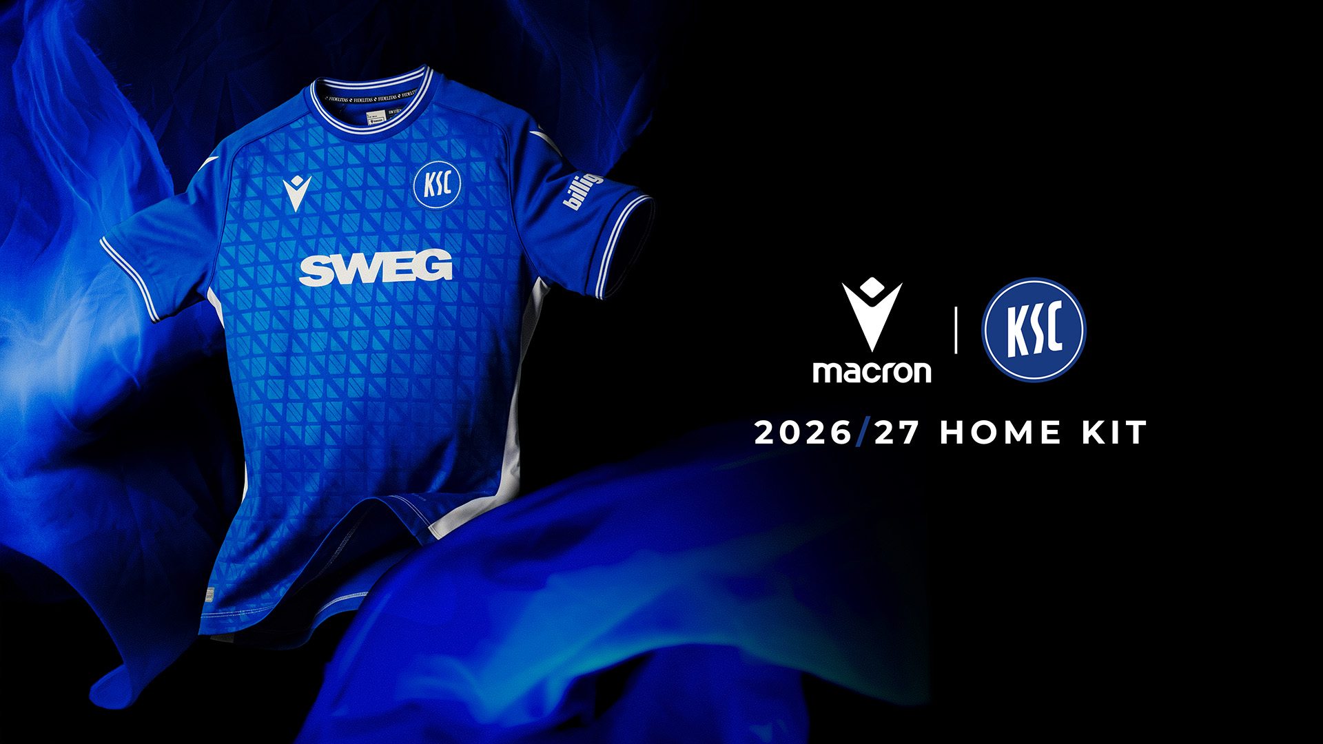 The new Karlsruher SC 2026/27 Home Kit by Macron | About Macron