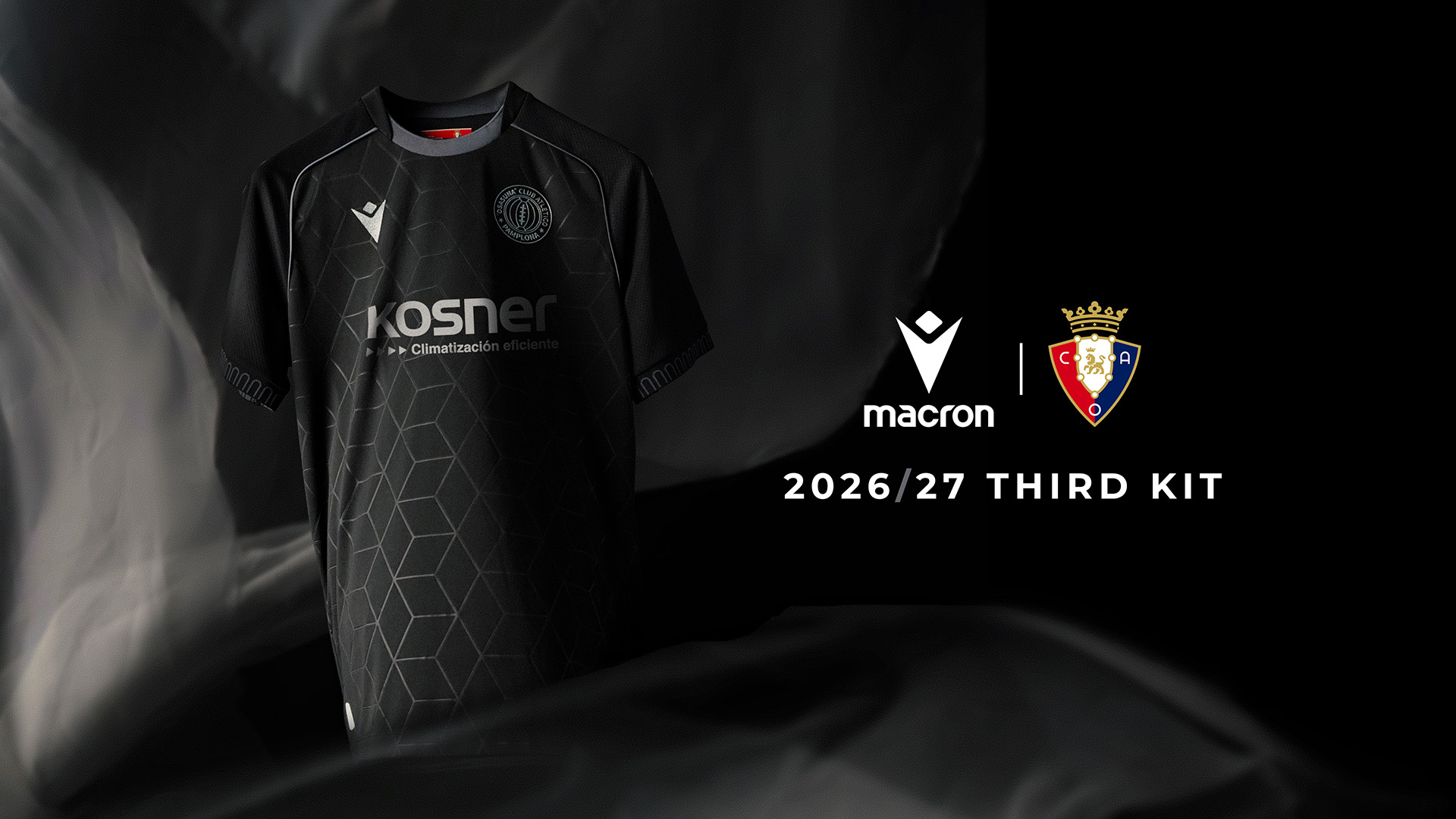 Club Atlético Osasuna's new 2026/27 Third Kit by Macron | About Macron