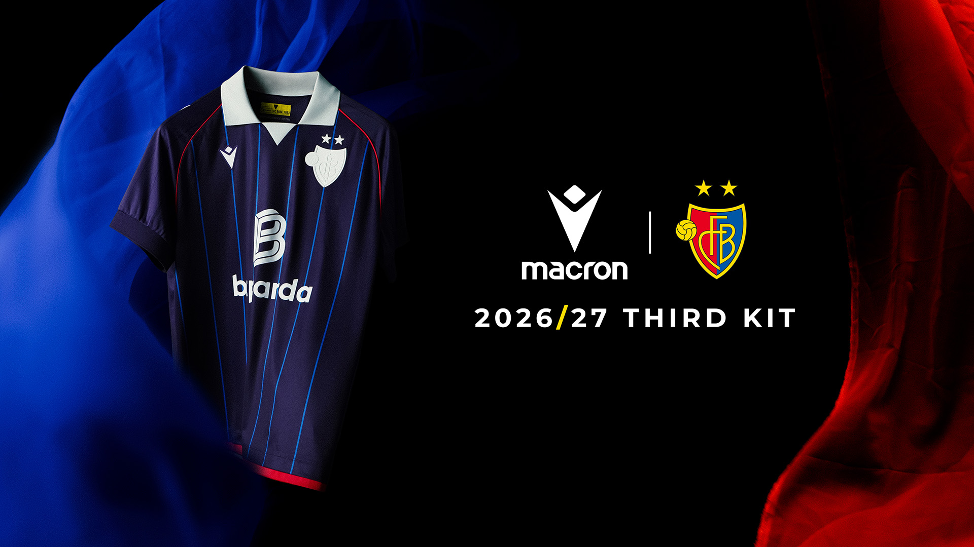 FC Basel 1893 and Macron unveil the new 2026/27 Third Kit | About